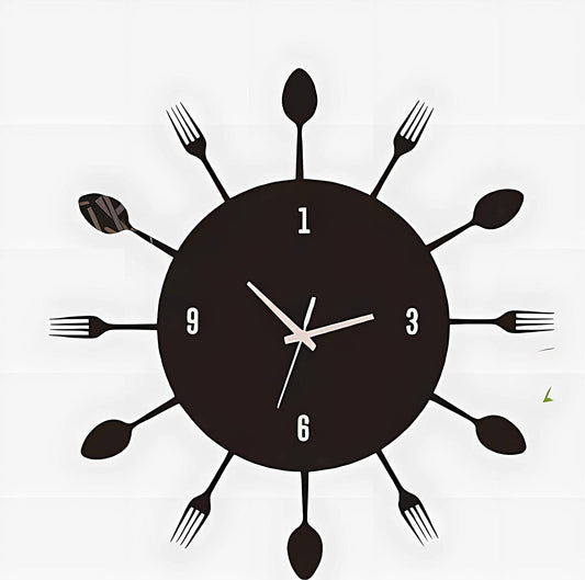 Modern 3D Removable Kitchen Wall Clock