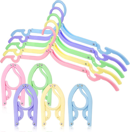 Folding Clothes Hangers-Mix Colors(10 pcs)