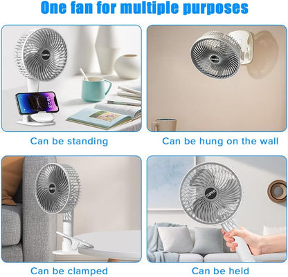 Multifunctional Wireless Clip Fan