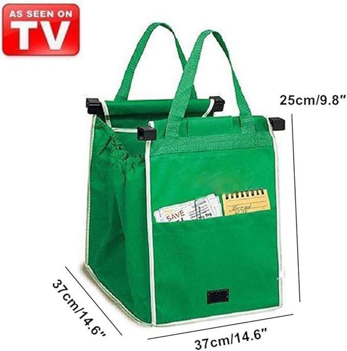 Reusable Shopping Trolley Bags(2 Pack)