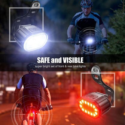 LED Rechargeable Bike Headlight And Taillight