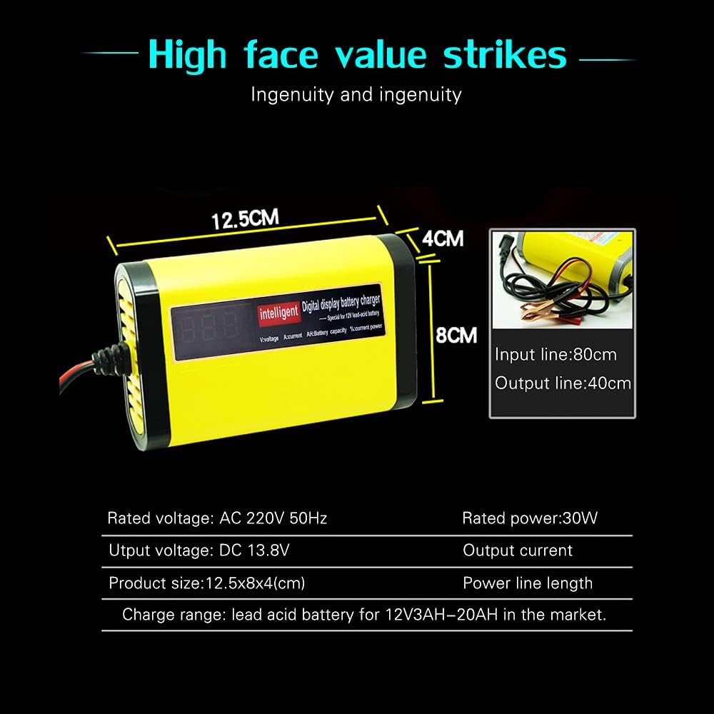 Automatic 12V 2A Car Battery Charger