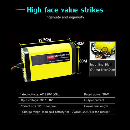 Automatic 12V 2A Car Battery Charger
