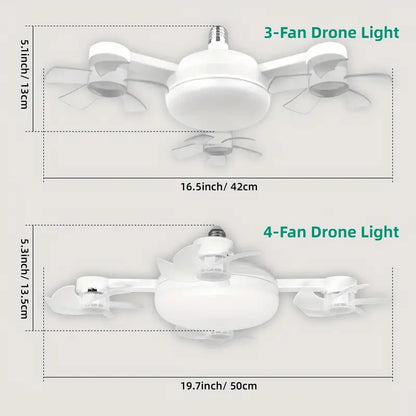 Smart Drone Ceiling Fan Light