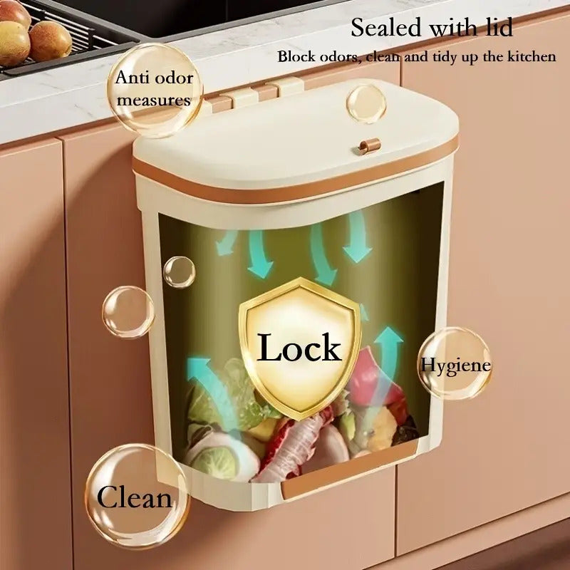 Wall-Mounted Trash Can