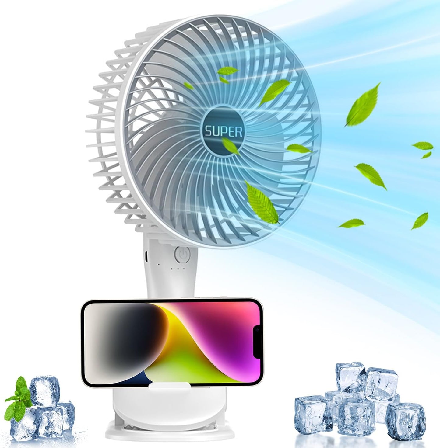 Multifunctional Wireless Clip Fan