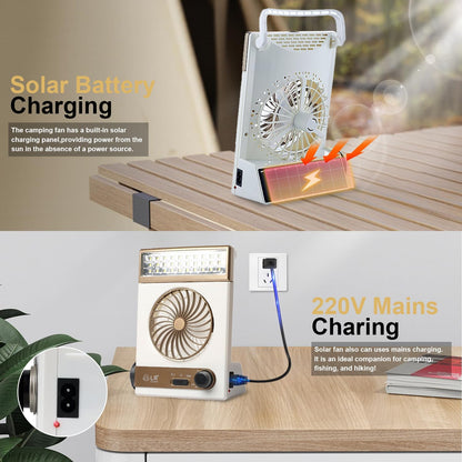 Solar Light Fan