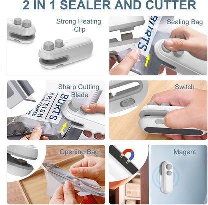 2-in-1 Rechargeable Mini Bag Sealer