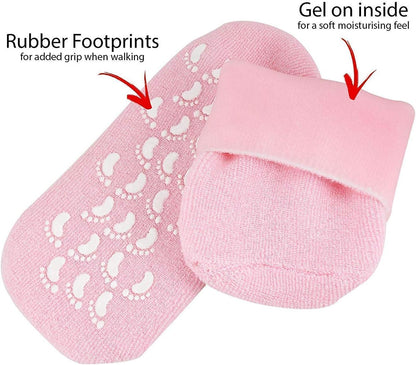 Silicon Moisturizer Gel Socks-2 Pairs