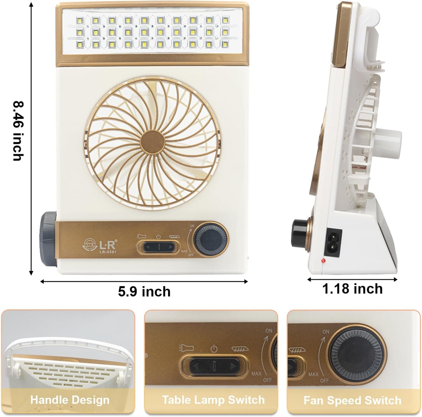 Solar Light Fan