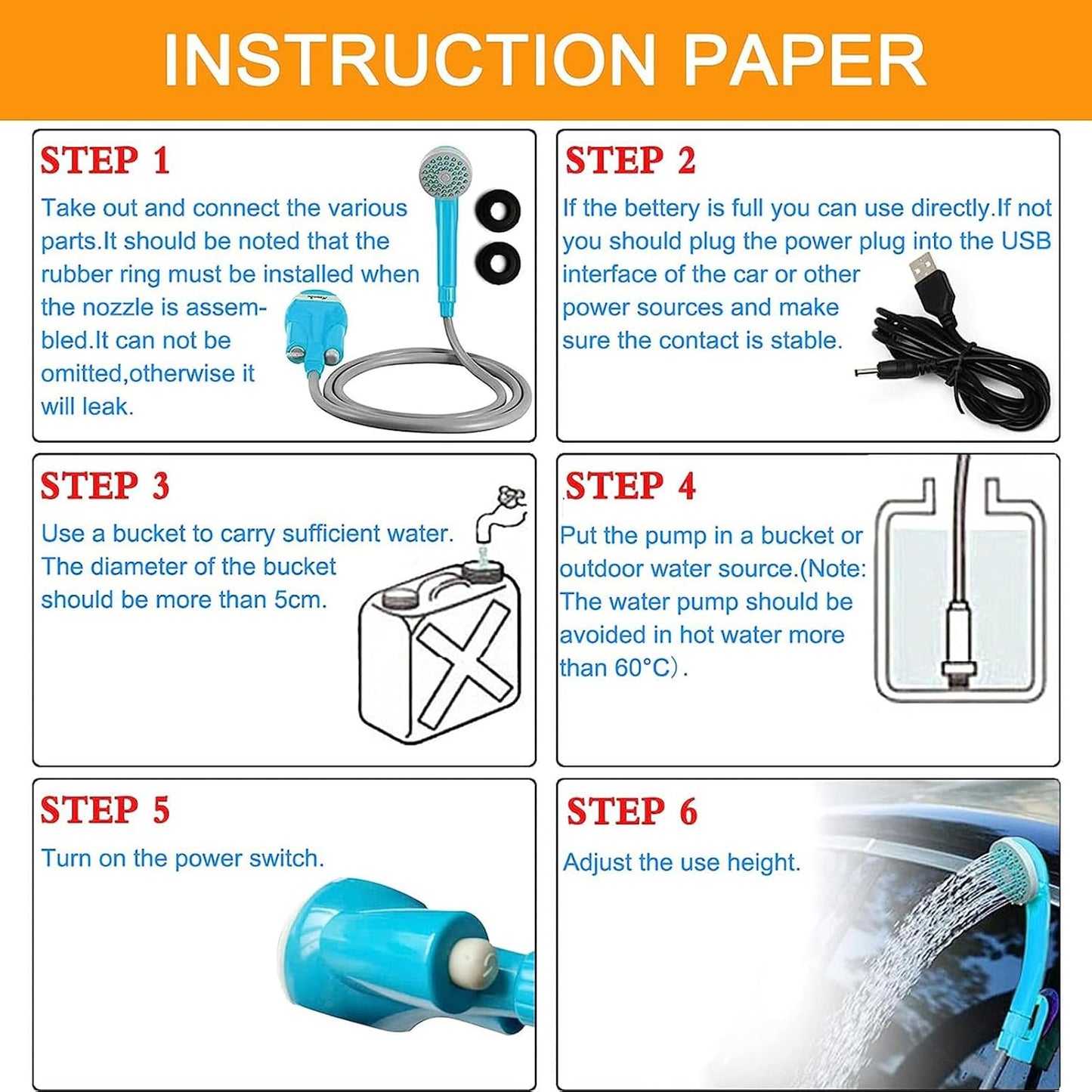 Portable Camping Shower