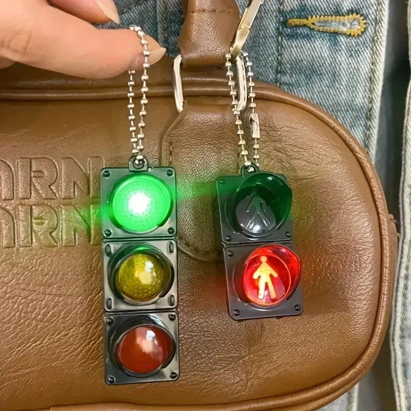 Mini Traffic Light Keychain(One Pair)