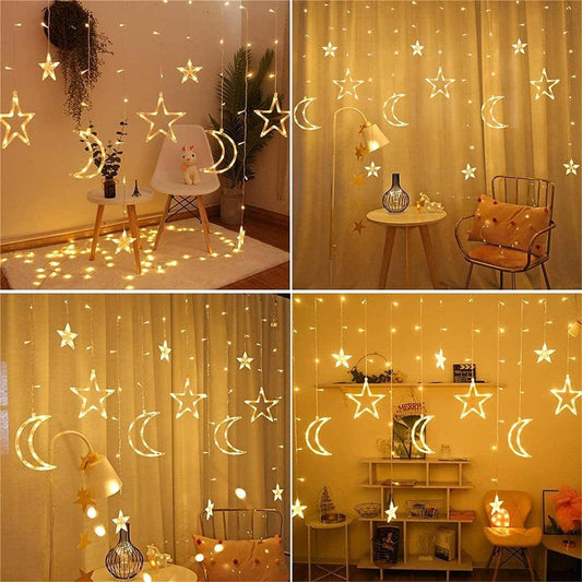 LED Ramadan Lights Moons and Stars