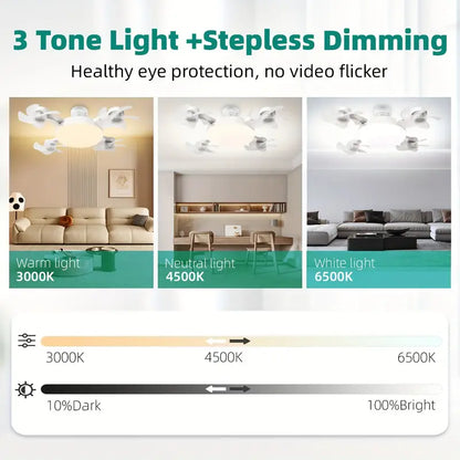 Smart Drone Ceiling Fan Light