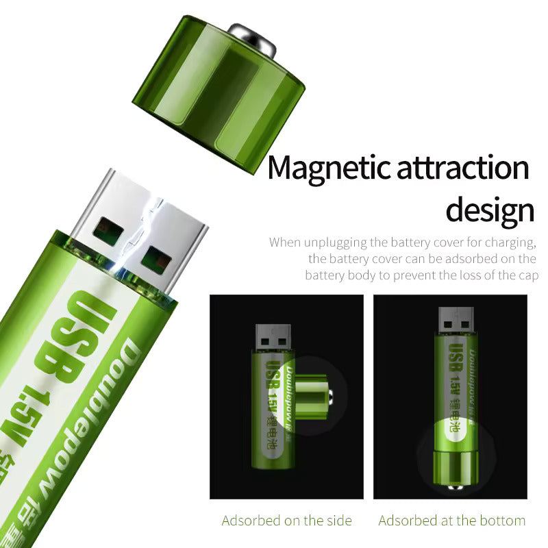 USB Rechargeable AA Batteries(Pack of 4)