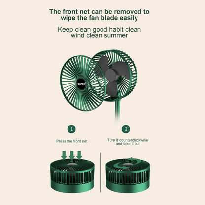 Telescopic Foldable Electric Fan