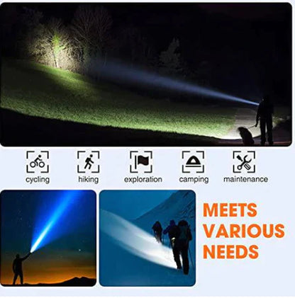 LED Rechargeable Tactical Laser Flashlight