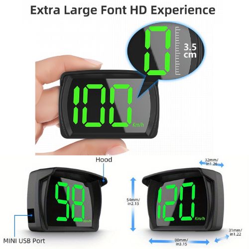 Head-Up Display Speedometer Car & Bike