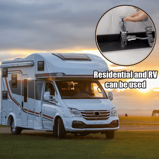 Wall-Mounted Faucet Extender with Shower