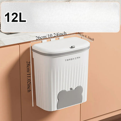 Wall-Mounted Trash Can