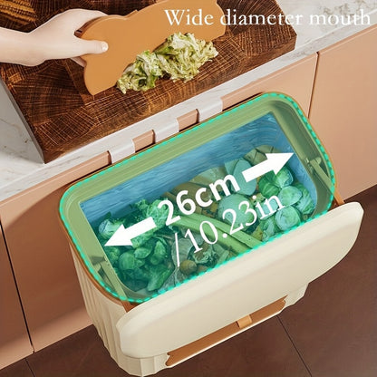 Wall-Mounted Trash Can