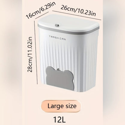 Wall-Mounted Trash Can
