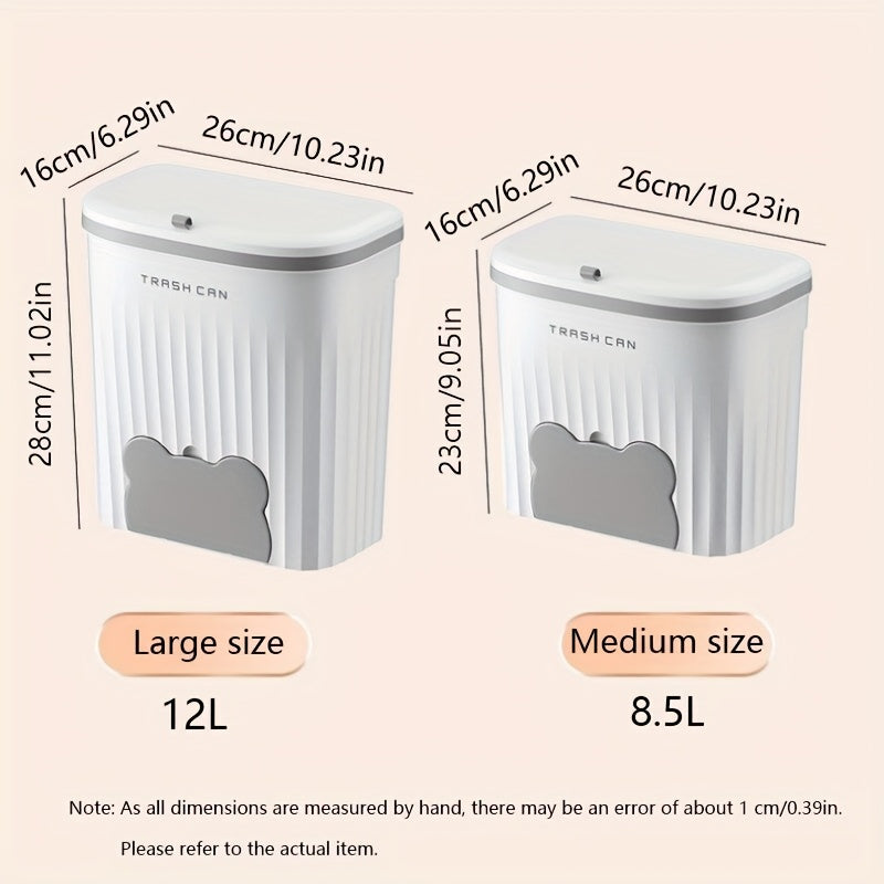 Wall-Mounted Trash Can