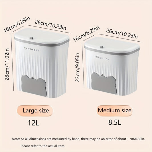 Wall-Mounted Trash Can