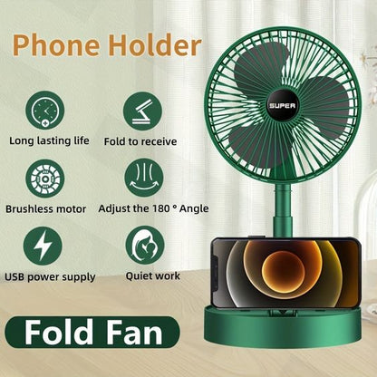 Telescopic Foldable Electric Fan