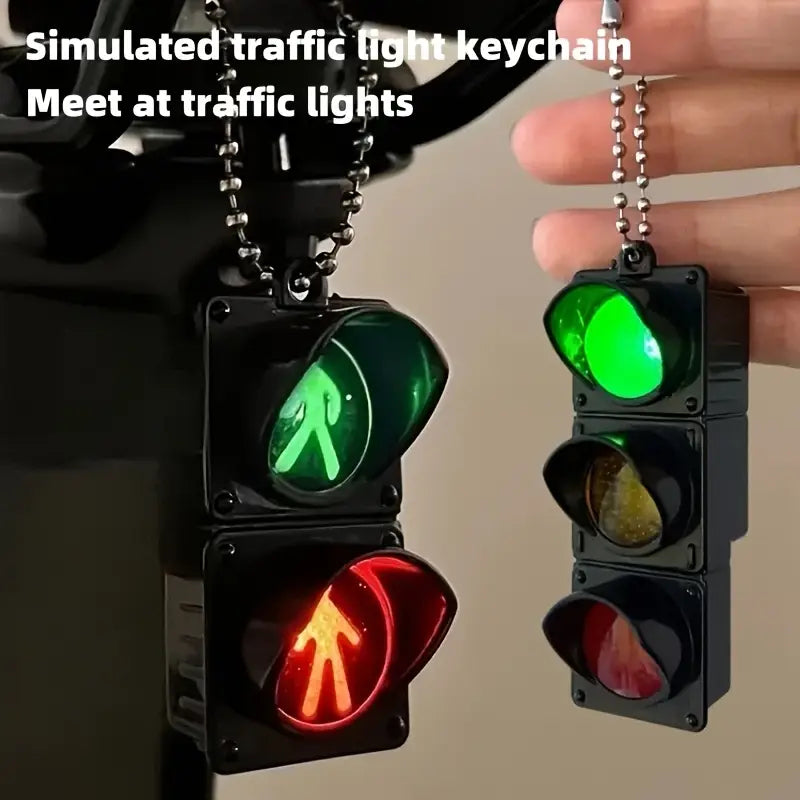 Mini Traffic Light Keychain(One Pair)