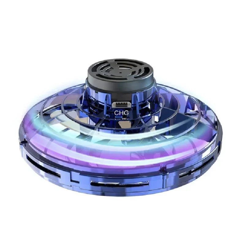 Flying Helicopter Spinner LED UFO Toy