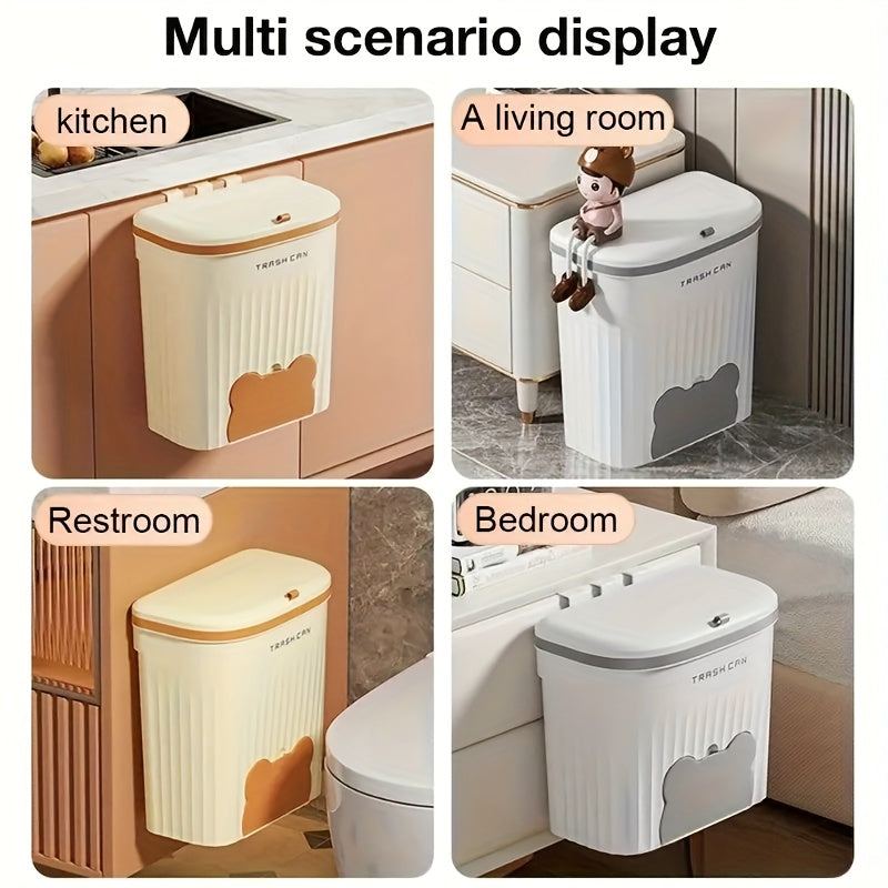 Wall-Mounted Trash Can