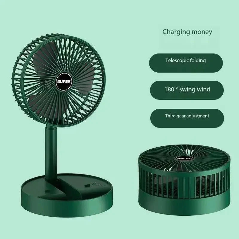 Telescopic Foldable Electric Fan